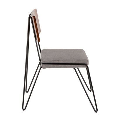 Loft - Mid-Century Modern Chair (Set of 2) - Gray