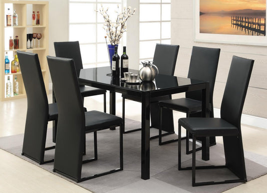 D228 - Dining Side Chair (Set of 2) - Black