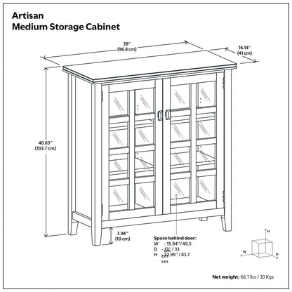 Artisan - Handcrafted Medium Storage Cabinet