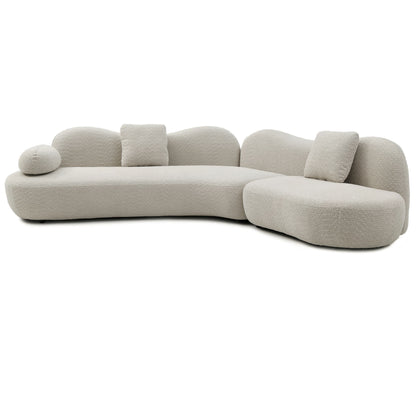 Modern Curved Modular 5 Seater Sofa
