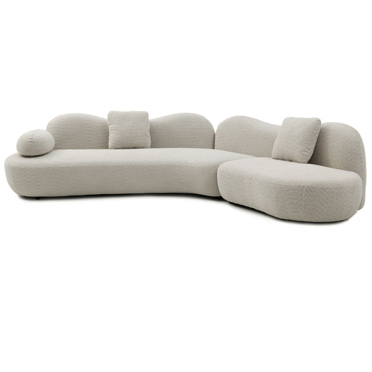 Modern Curved Modular 5 Seater Sofa