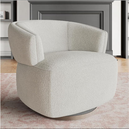 Swivel Barrel Accent Oversized Club Chair