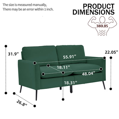Upholstered Sofa Loveseat For Living Room