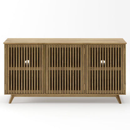 TV Stand With Adjustable Shelf - Natural