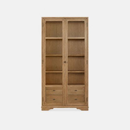 Tall Display Cabinet With Glass Doors