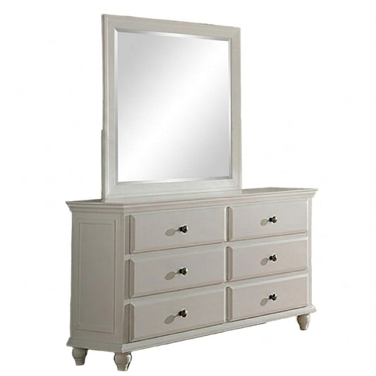 1 Piece Dresser Bedroom Furniture - White