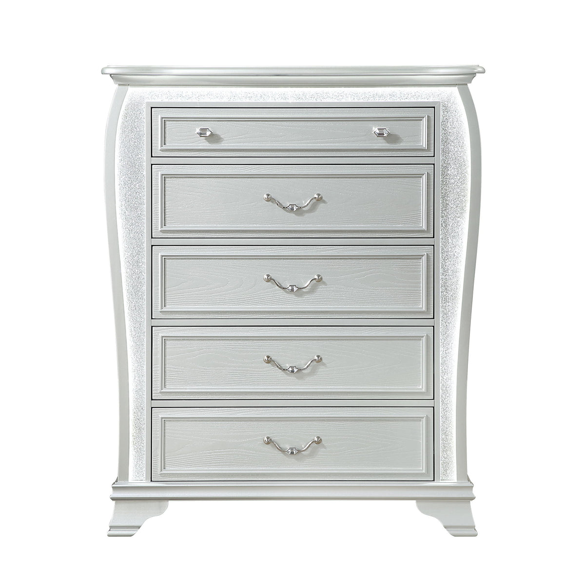 Aurelia - Chest & LED Lighting - Silver