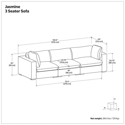 Jasmine - Handcrafted Sofa