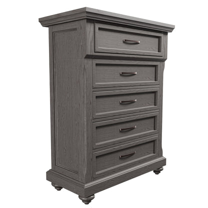 1 Piece Chest With Unique Legs - Antique Gray