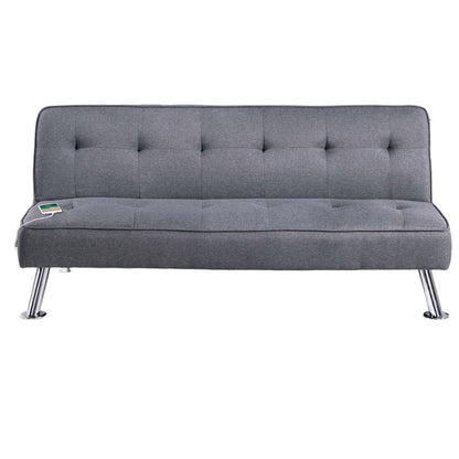 Tufted Sofa With USB Port For Living Room