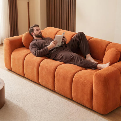 Extra Large Compression Sofa, Cloud Puff Couch For Living Room