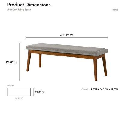 Warren - Bench - Ash Gray