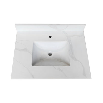 Bathroom Vanity Top With Undermount Single Bowl Sink