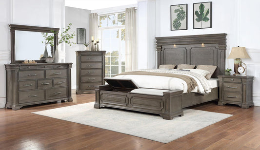 B067 - Nightstand - Dark Gray