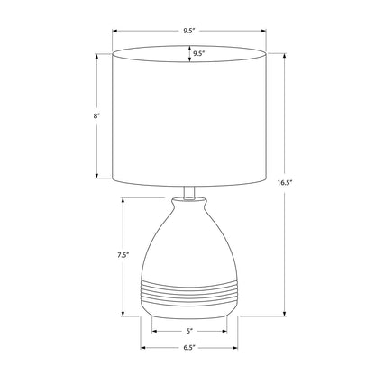 Lighting, Modern Table Lamp - Cream