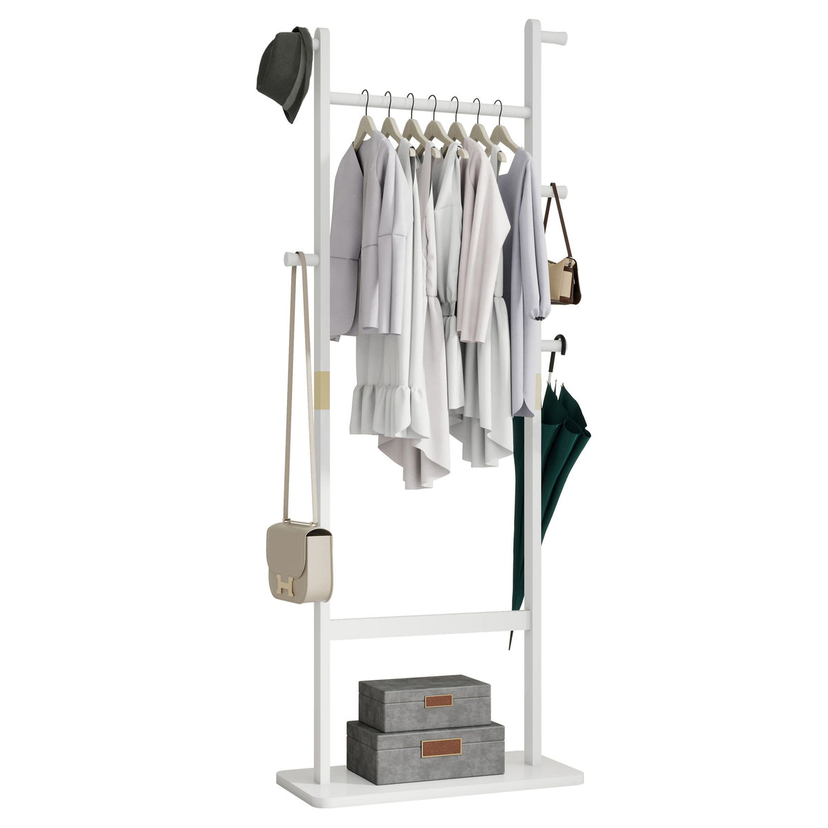Solid Wood Simple Hat Rack