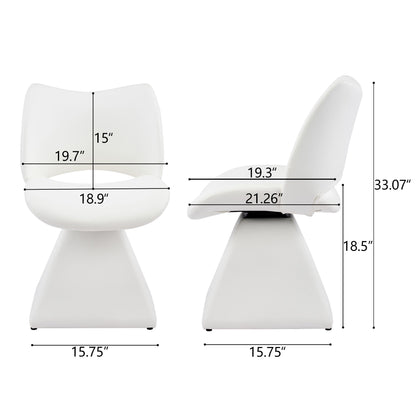 Modern Swivel Dining Chair With High Back