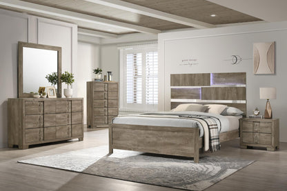 B348 - Nightstand - Weather Oak