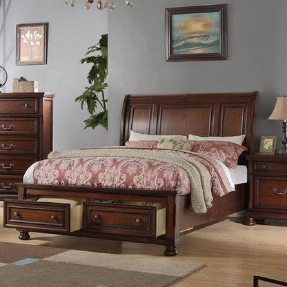 Bed With 2 Panel Headboard And Footboard