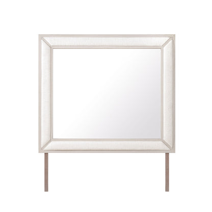 Ciara - Upholstered Mirror - Beige