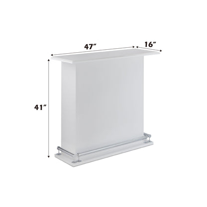 Kite - Bar Table - Gloss White