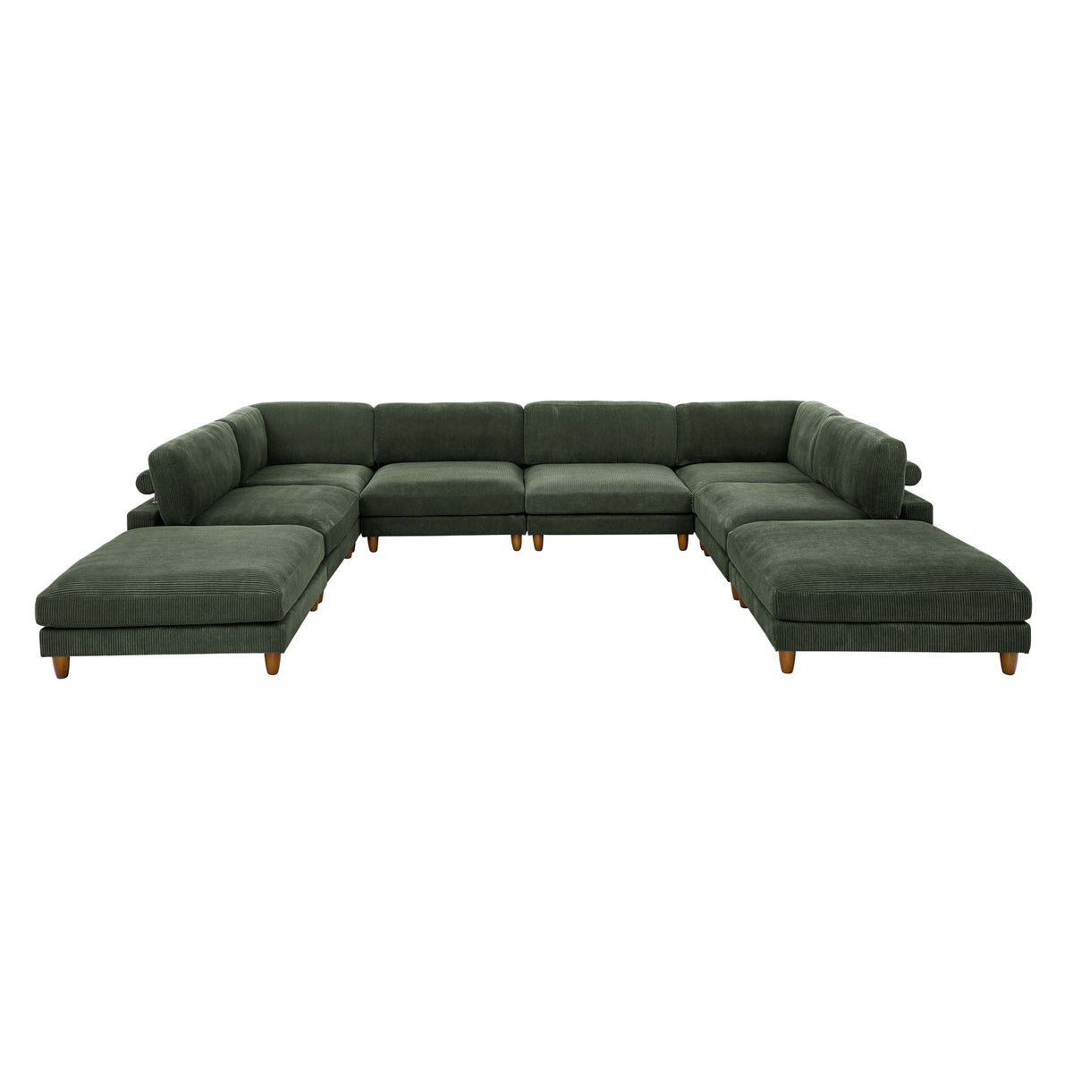 Modern Modular Sectional With Adjustable Back Support