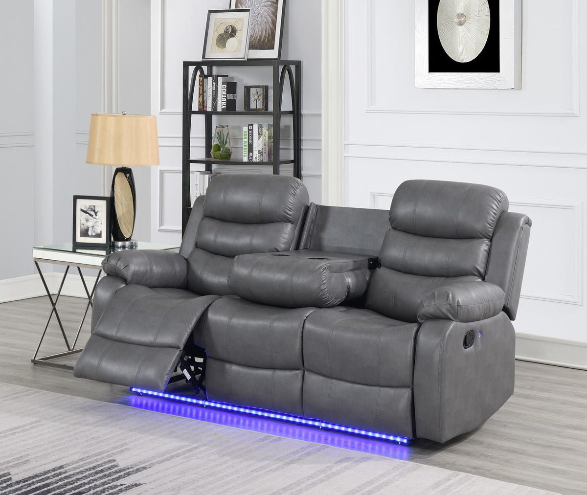 U156 - Motion LED Sofa - Gray