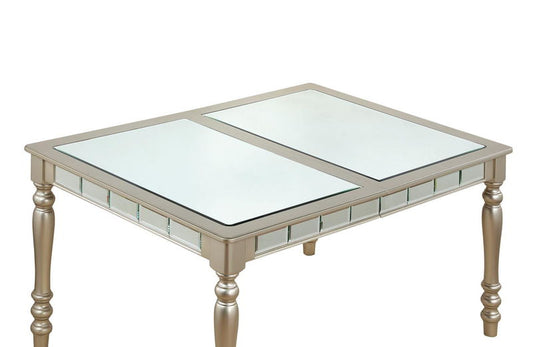 D110 - Dining Table With Extension - Silver