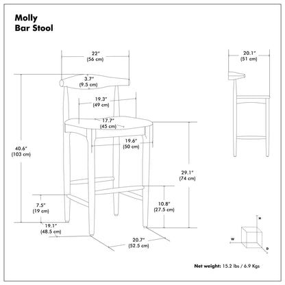 Molly - Bar Stool
