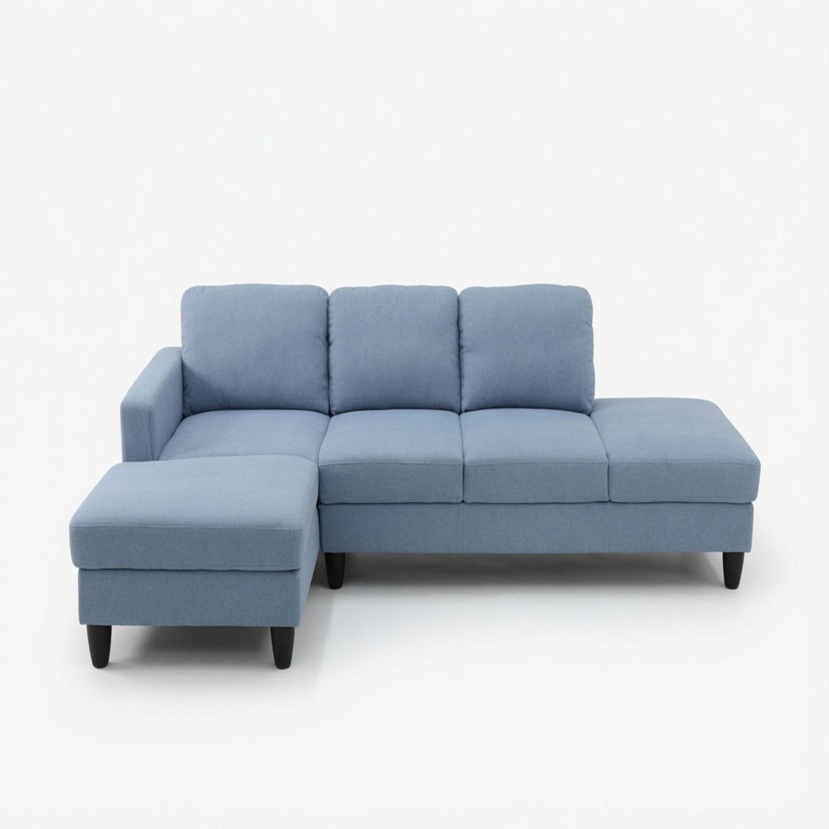 L - Shaped Sectional Sofa With Chaise & Ottoman