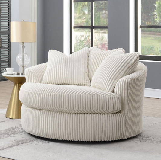 U244 - Swivel Chair - Ivory