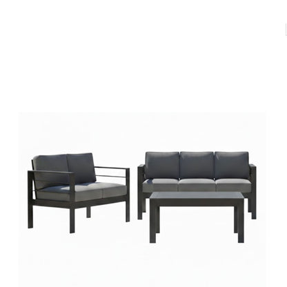 Outdoor Patio Set All-Weather With Thick Cushions