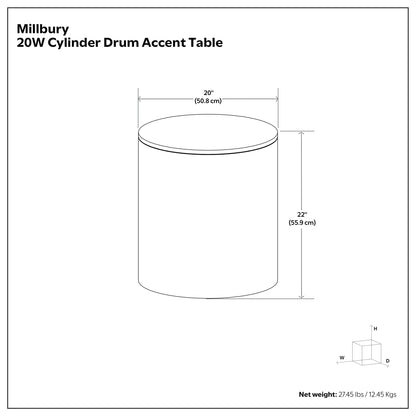 Millbury - Side Table