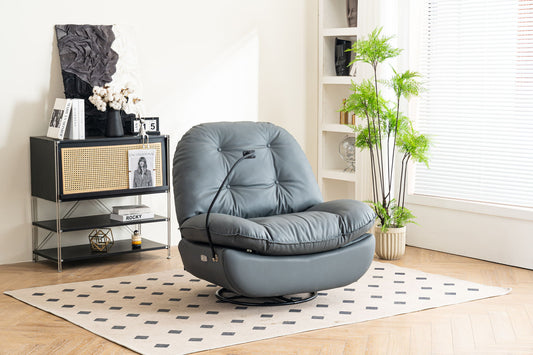 Power Recliner Swivel Glider USB Charger With tooth Music Player, Sleep, Working, Game And Leisure