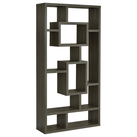 10 Shelf Open Back Bookcase