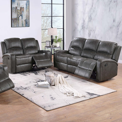 Modern Living Room Set With Square Armrest, Cushion Backrest