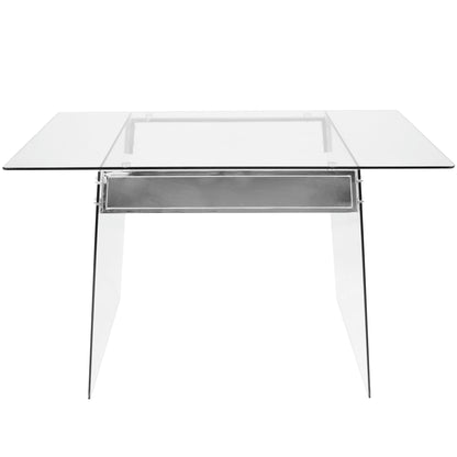Glacier - Contemporary Desk - Clear