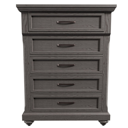 1 Piece Chest With Unique Legs - Antique Gray