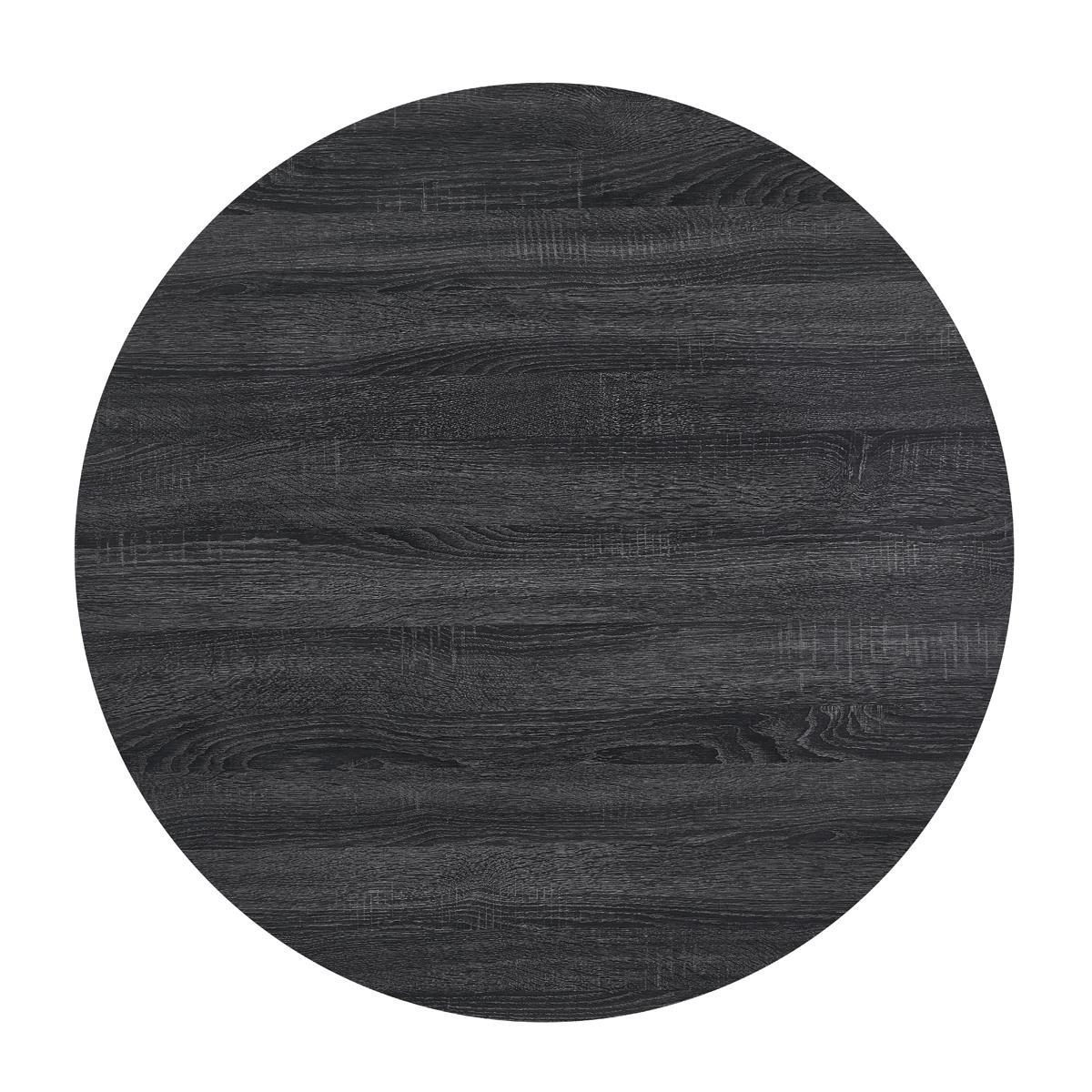 D182 - Round Dining Table - Black