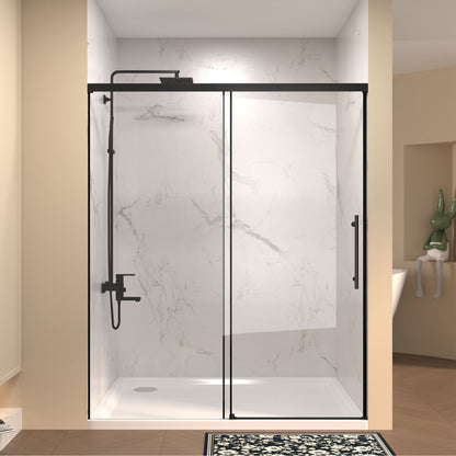 Frameless Single Sliding Shower Door