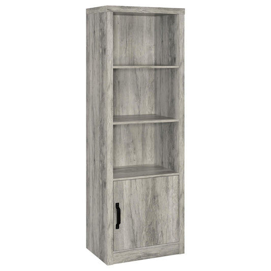 Conifer - 3 Shelf Media Tower - Gray