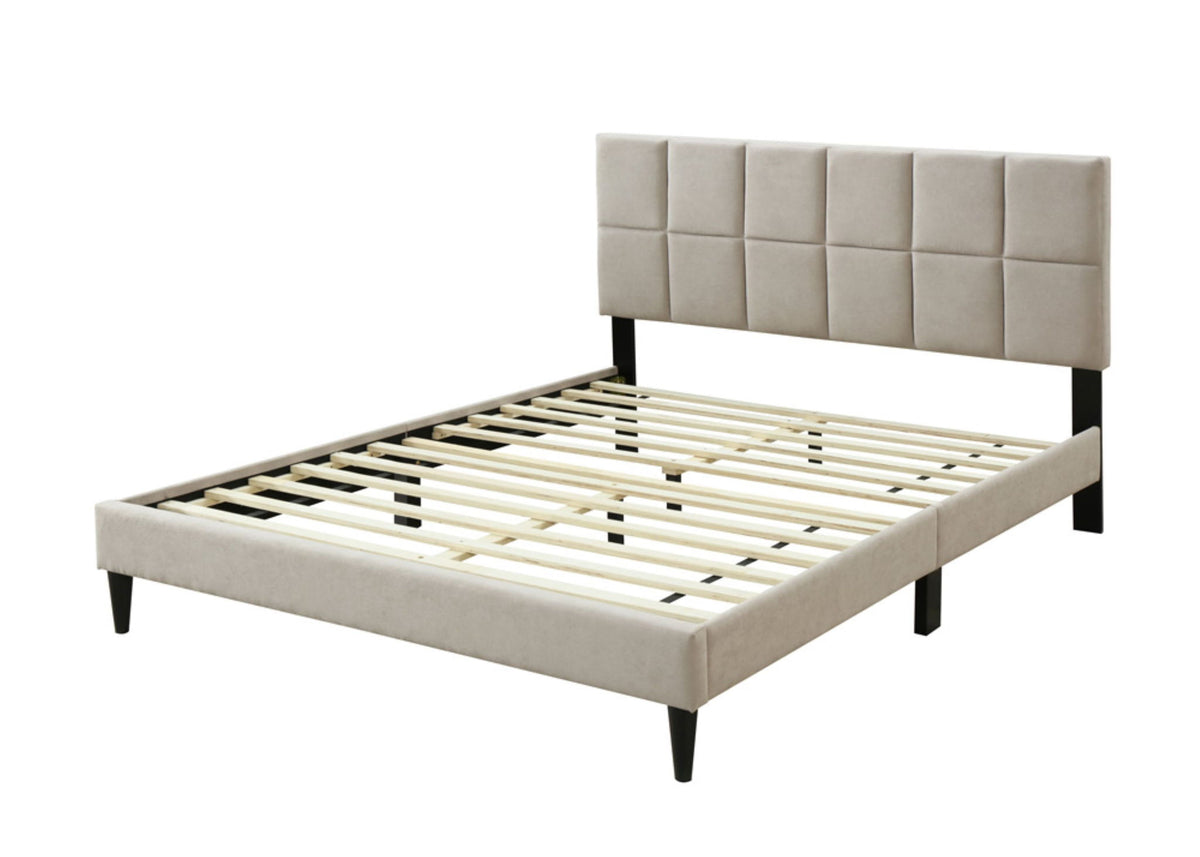 Full Sized Squares Bed With USB