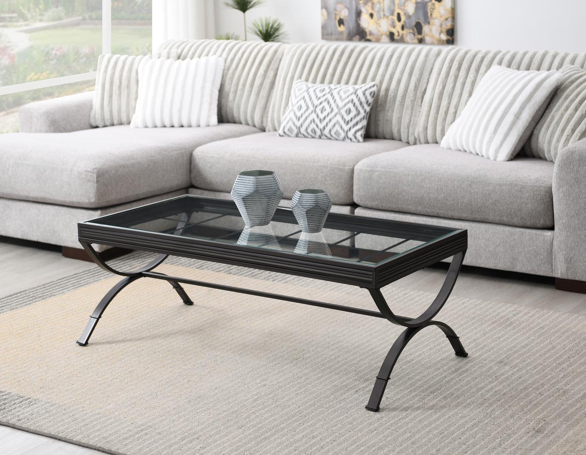 T287 - Coffee Table & 2 End Tables - Pepper