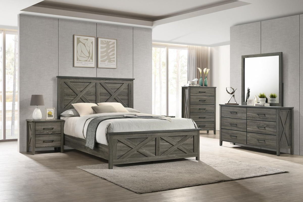 B522 - Mirror - Rustic Gray