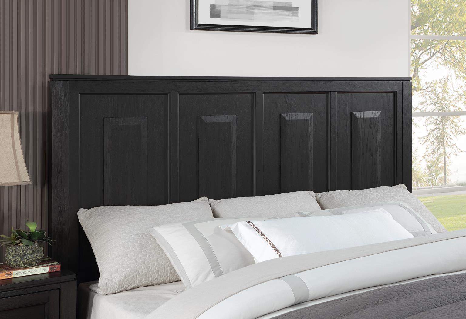 Black/Gold King Bed – B236-K