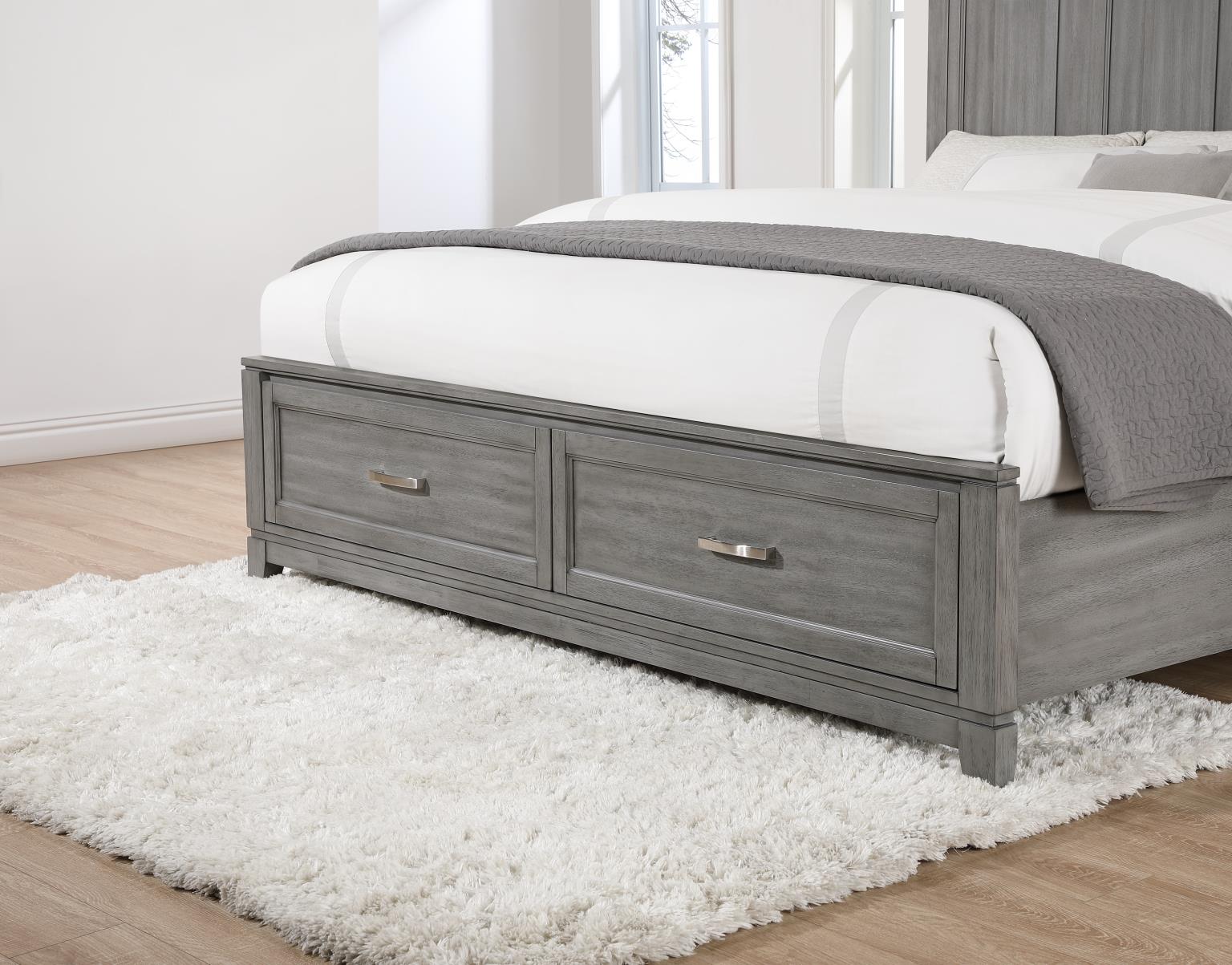 Gray King Bed – B237-K