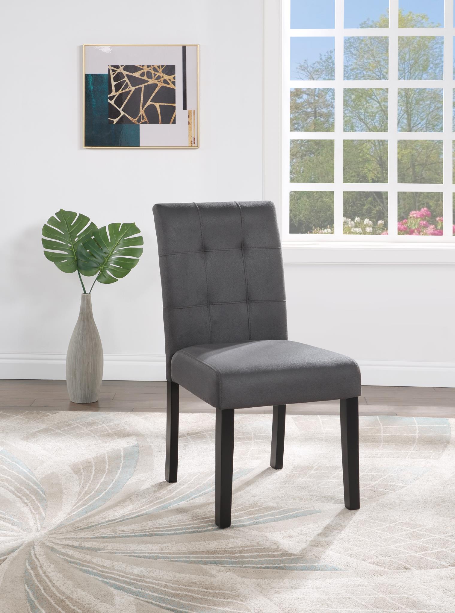 Gray Dining Table with 4 Chairs – D200-5