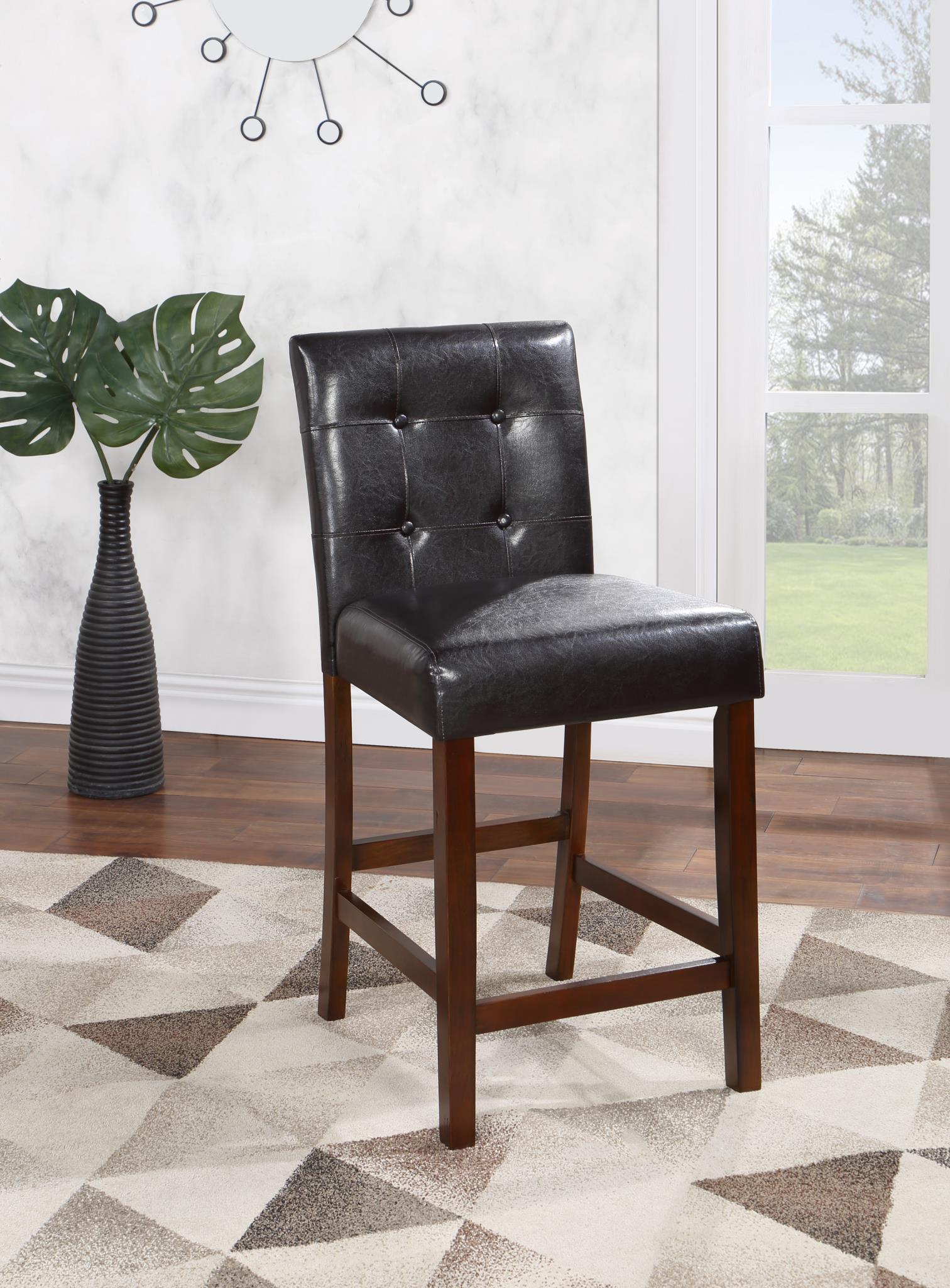 Brown Counter Table with 4 Chairs – D203-5
