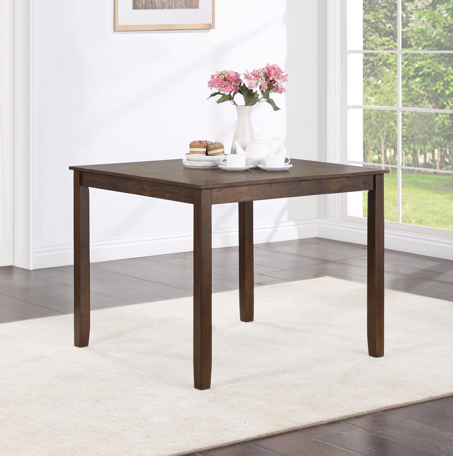 Walnut Dining Table with 4 Chairs – D231-5