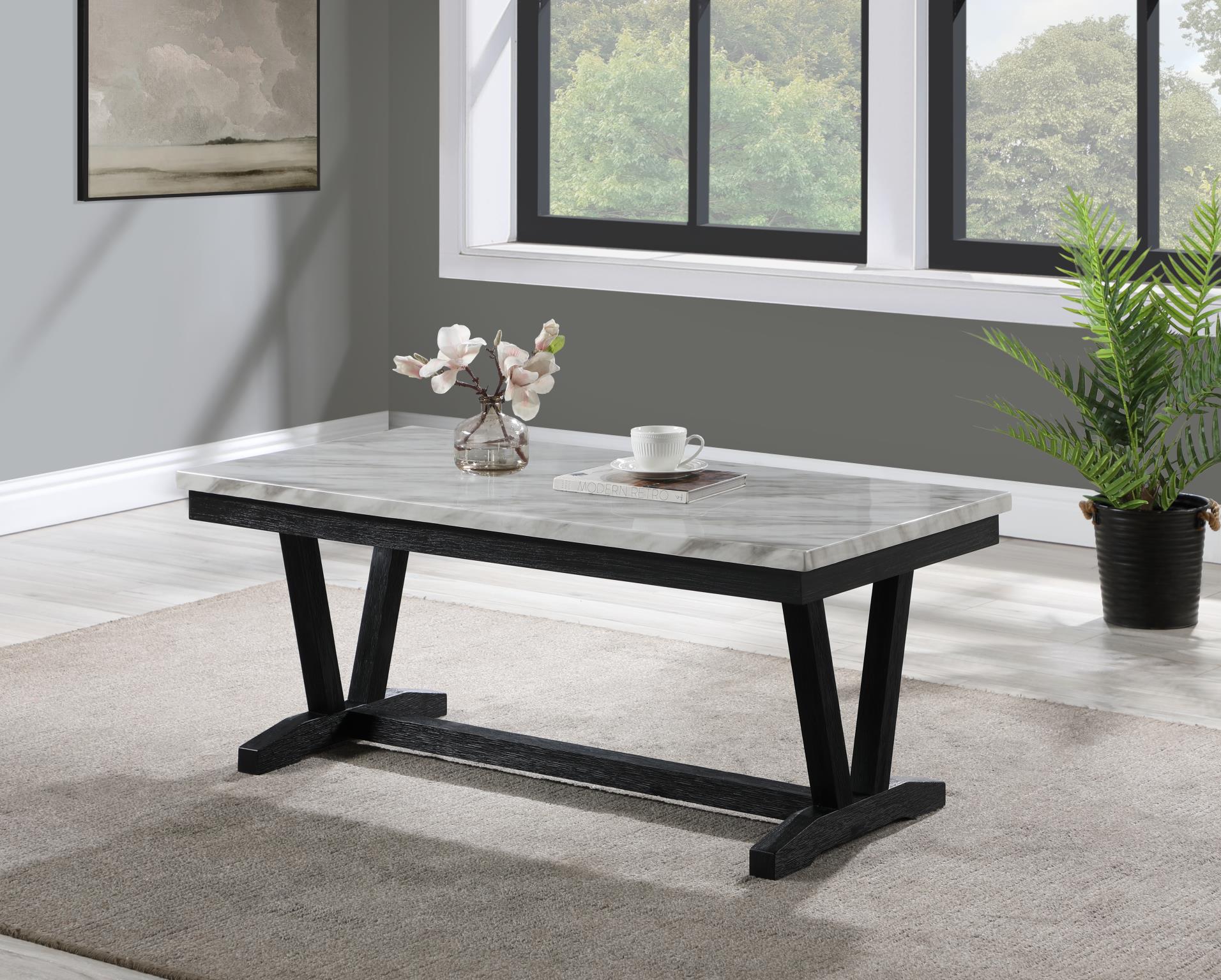 White Top 3-Piece Table Set – T120